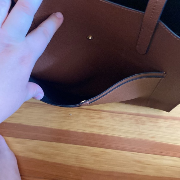 Banana Republic brown leather tote bag - Picture 2 of 9